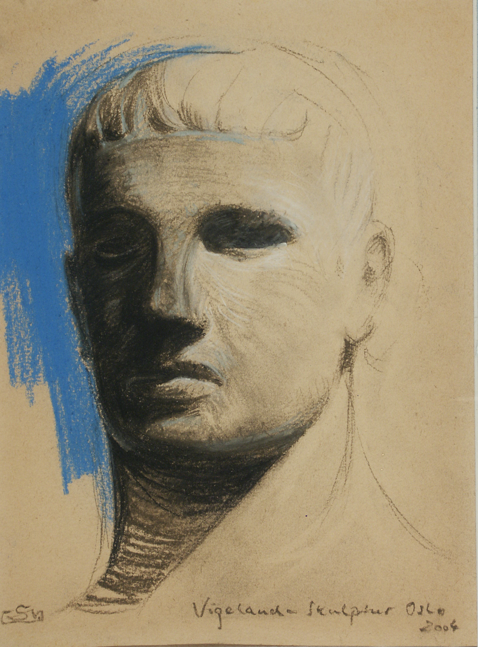 Gipsmodell im Vigeland-Skulpturen-Park ,   Oslo 