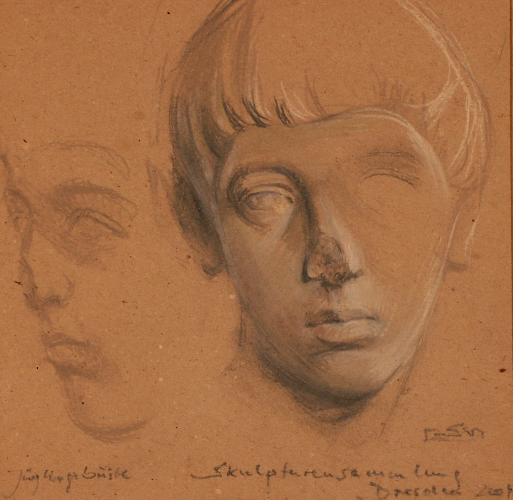 Gipsbüste Skulpturensammlung Dresden