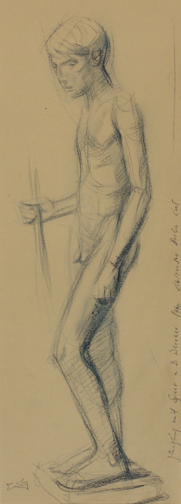 "Jüngling mit Speer" 
B. Bleeker 1940
Lietzensee Berlin