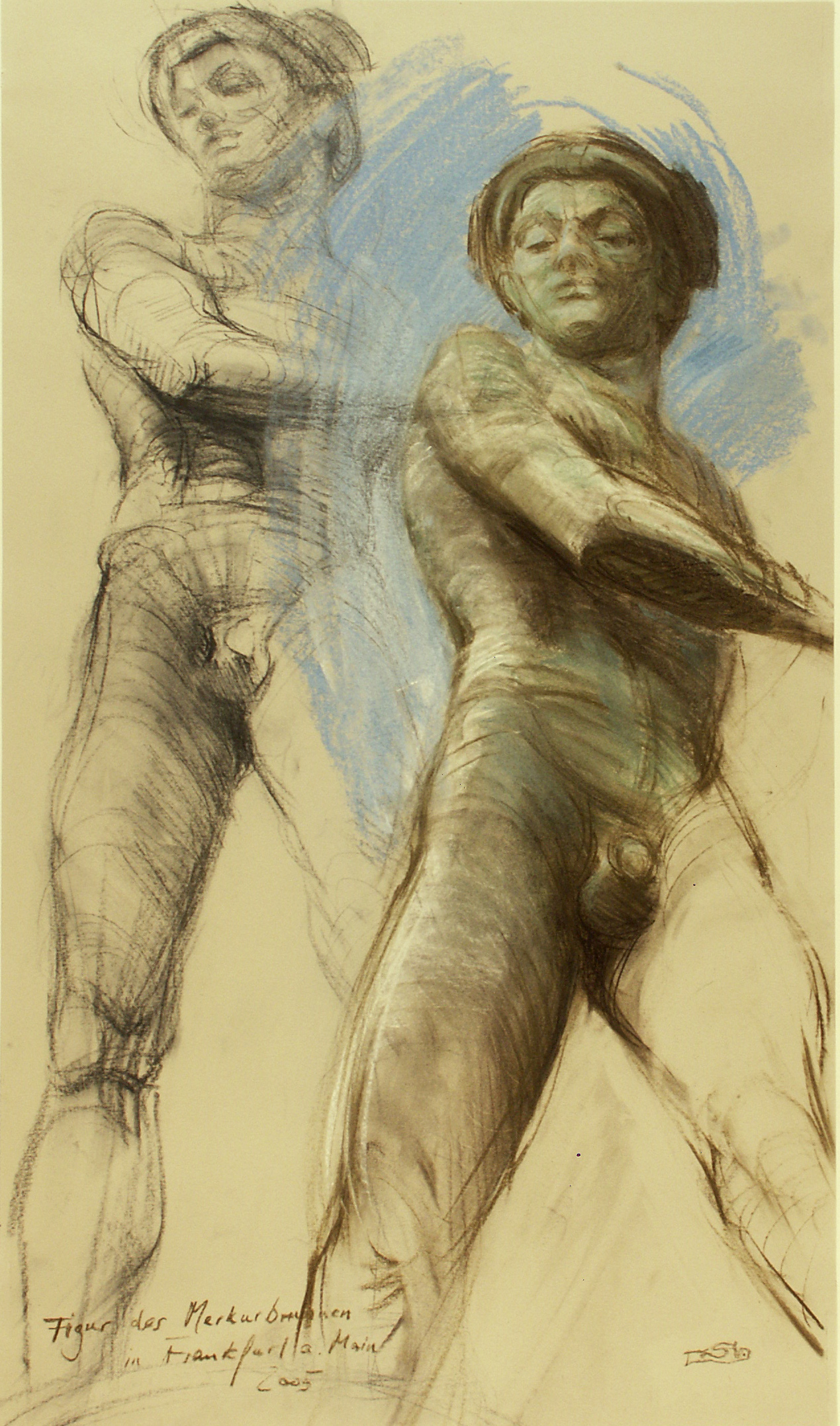 Figur des Merkurbrunnens
Frankfurt a. Main