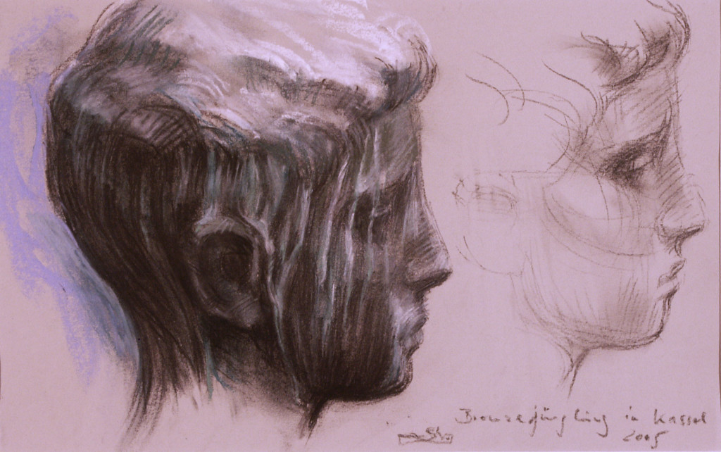 Bronzejüngling als Jubiläumsgabe der Aktionäre der Preussischen Elektrizitäts AG   Kassel