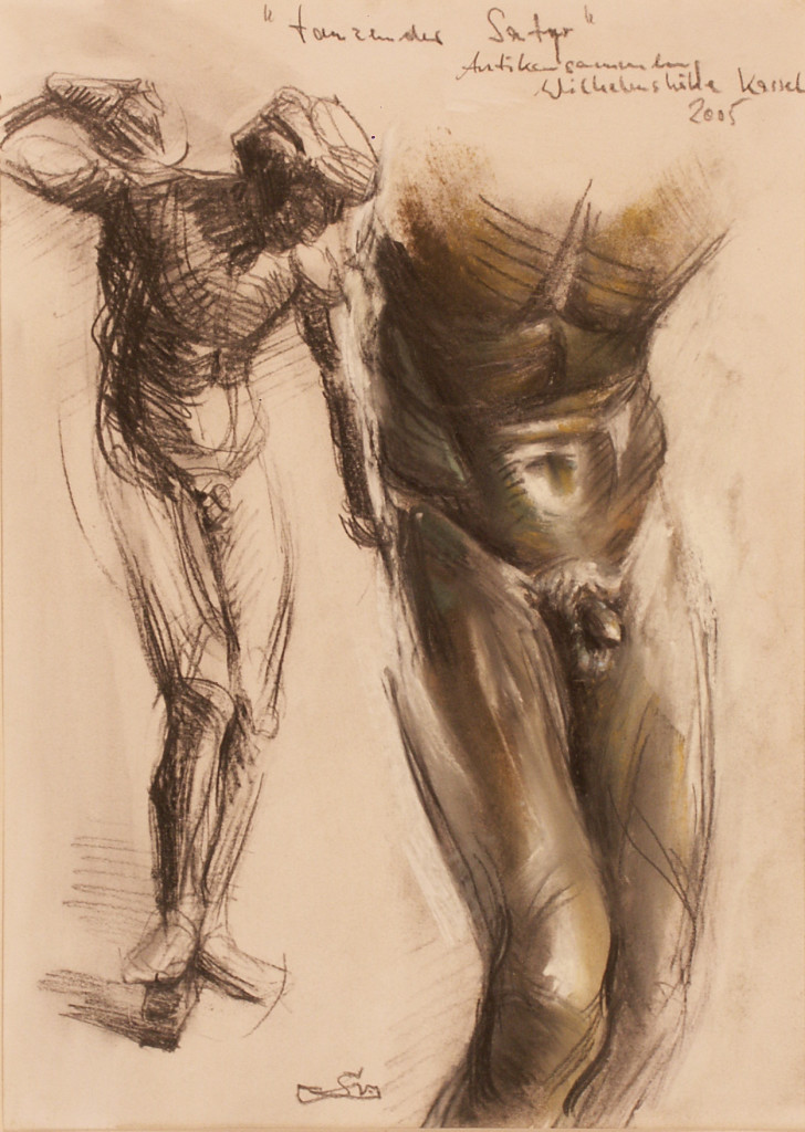 " tanzender Satyr "  Antikensammlung Wilhelmshöhe   Kassel