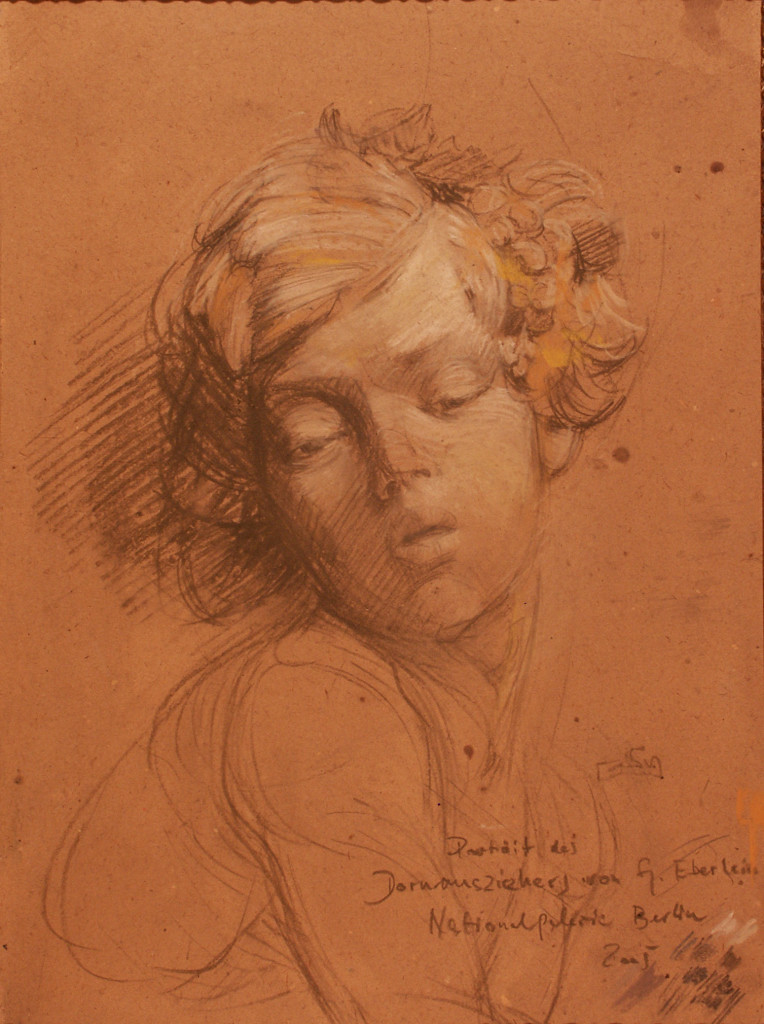 Portrait des "Dornausziehers" von
Gustav Eberlein
Nationalgalerie Berlin