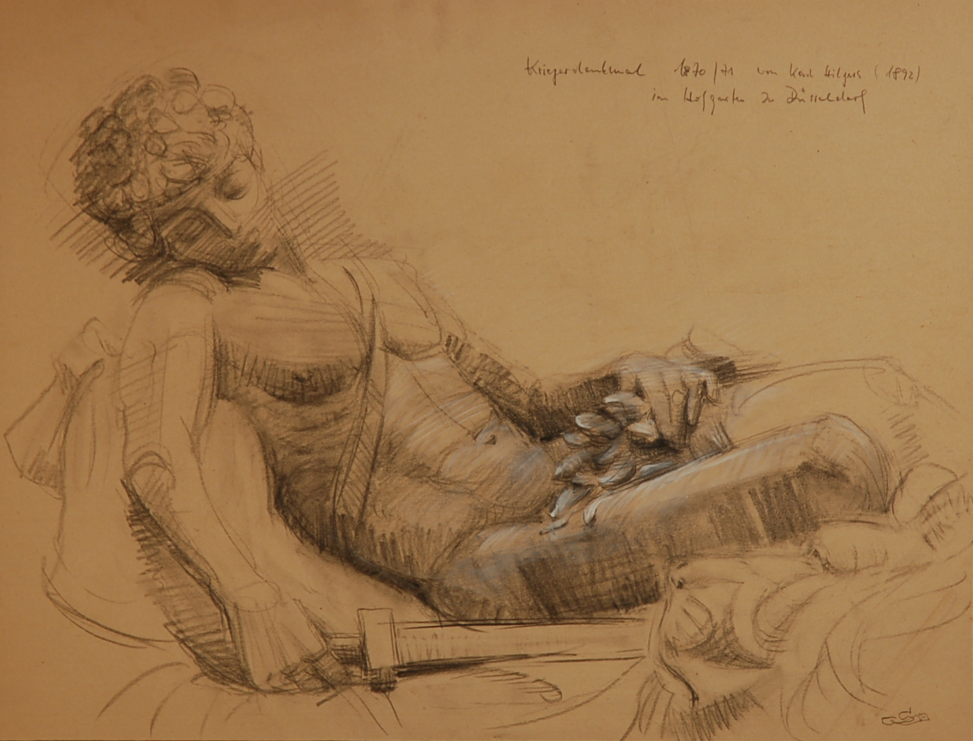 Kriegerdenkmal 1870 von K. Hilgers  (1892)    im Hofgarten zu Düsseldorf