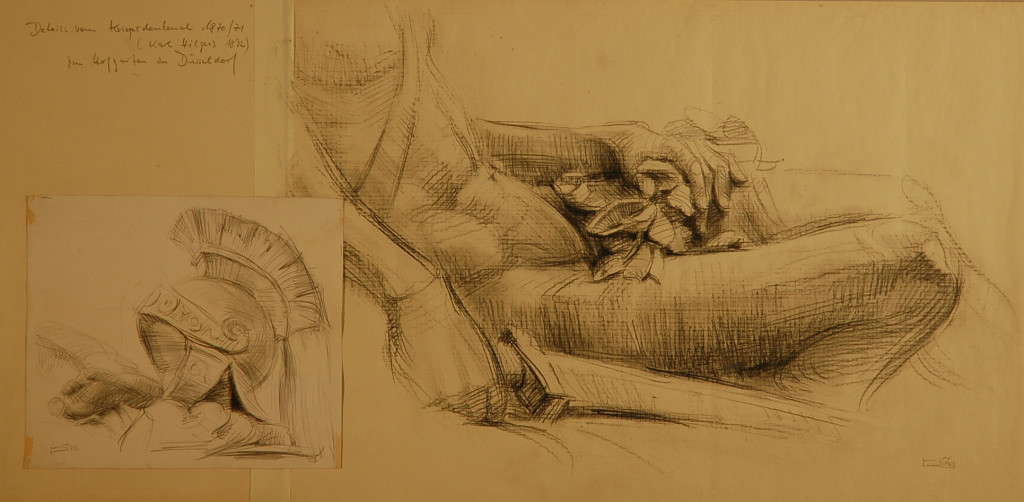 Kriegerdenkmal 1870 von K. Hilgers  (1892)    im Hofgarten zu Düsseldorf