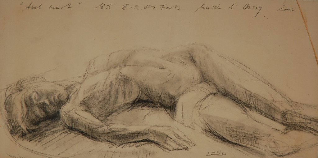 "Abel mort"   E. F. Forts   1865,                                                                                                                                          Museé d´ Orsay  Paris