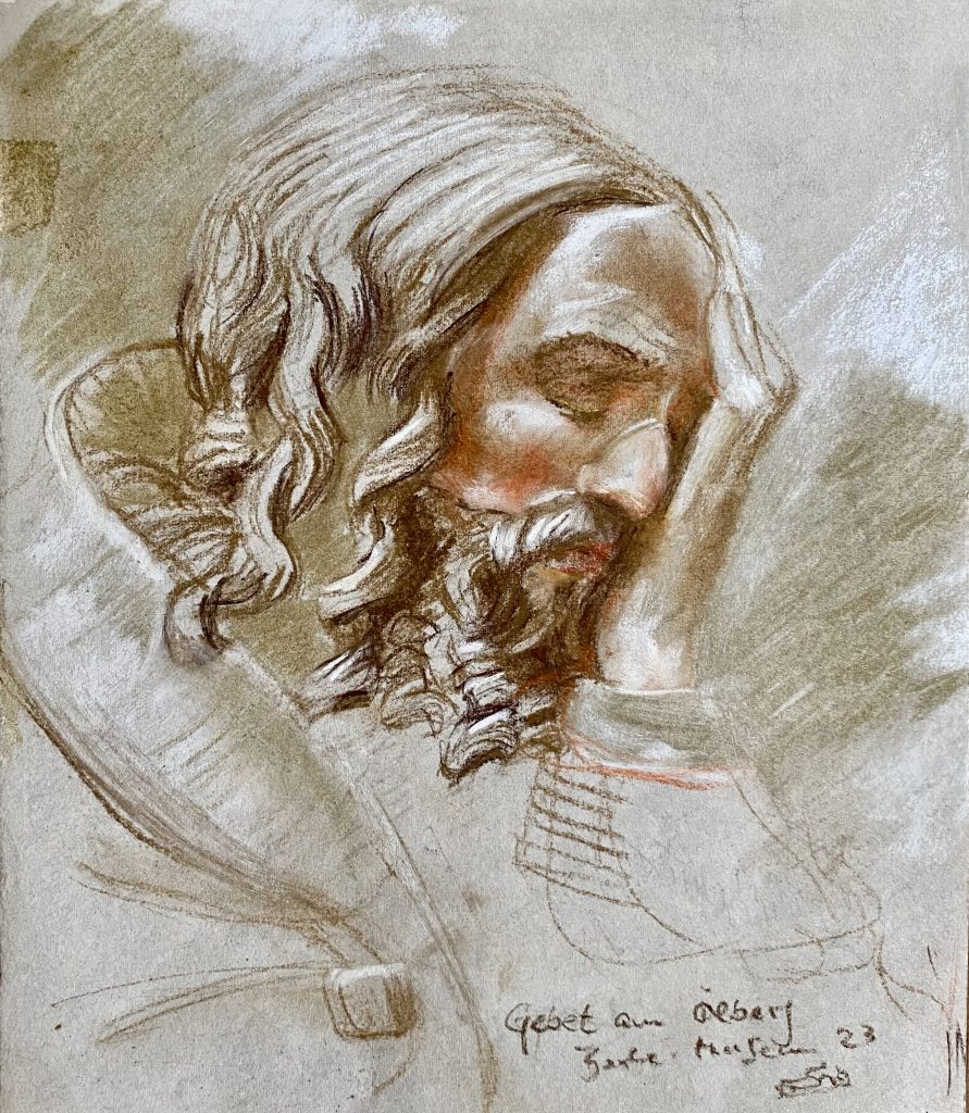 Gebet am Ölberg – Detail eines Schnitzaltars – Bode-Museum Berlin 2023