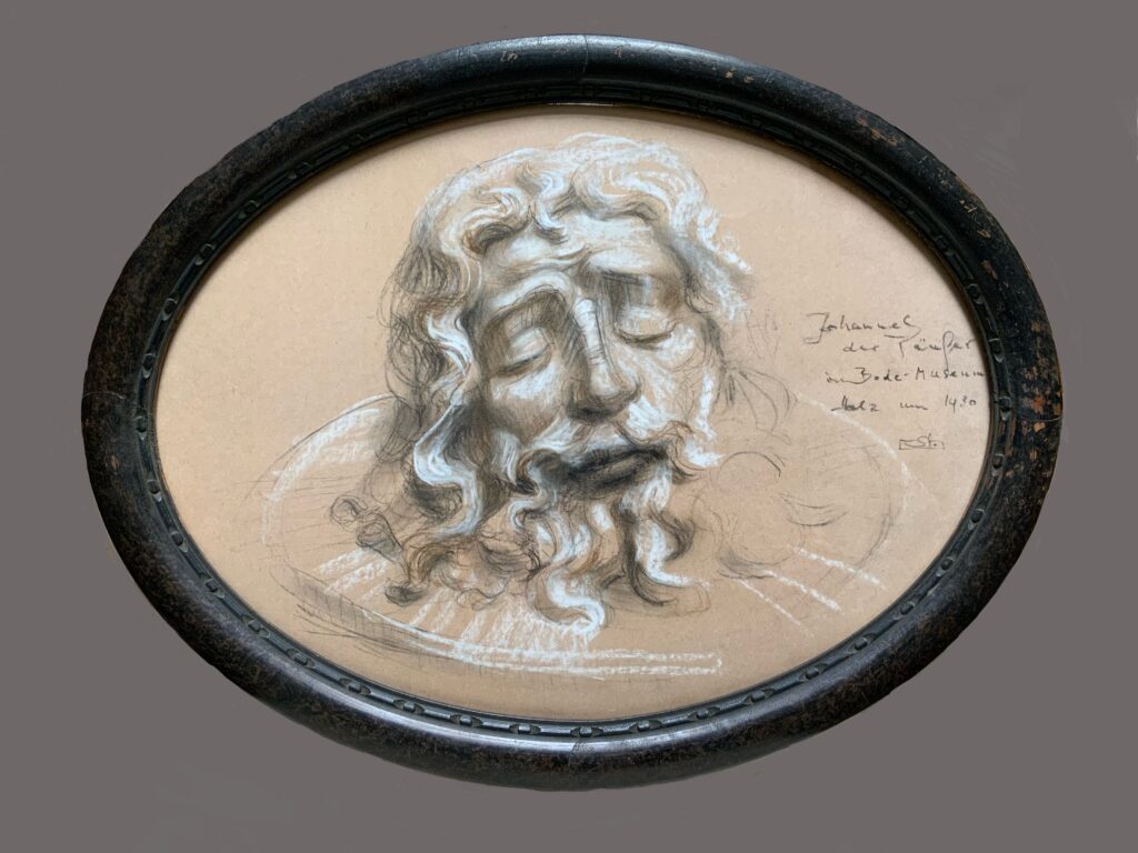 Johannes der Täufer – gotisches Schnitzwerk um 1430 – Bode-Museum Berlin 2023