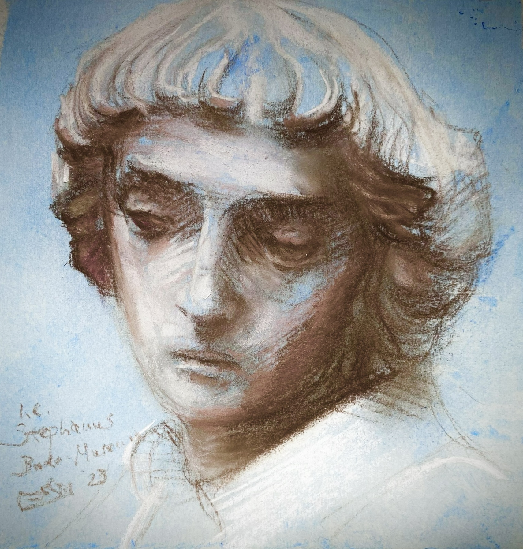 Heiliger Stephanus – gotisches Schnitzwerk – Bode-Museum Berlin 2023